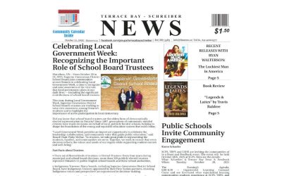 October 21 2025 edition Terrace Bay Schreiber news